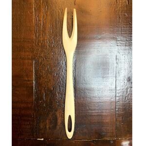 Vintage Ensar Corp Almond Nylon Meat Carving Fork Heat Resistant USA